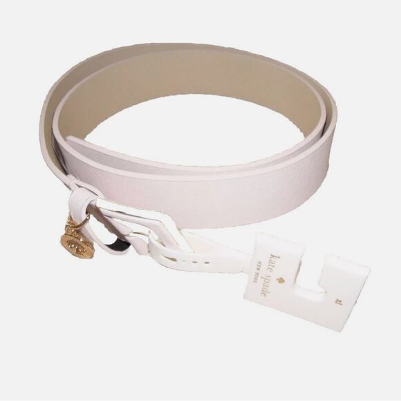 Kate Spade In the Loop Pink Saffiano Leather Wide Waist Belt display picture 3